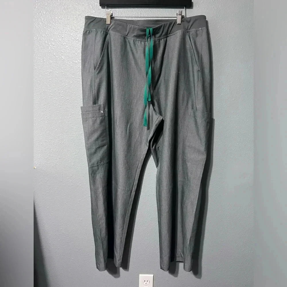 FIGS Scrubs Pants Bottoms Technical Collection Gray Men’ s Axim M Inseam 28.5”
